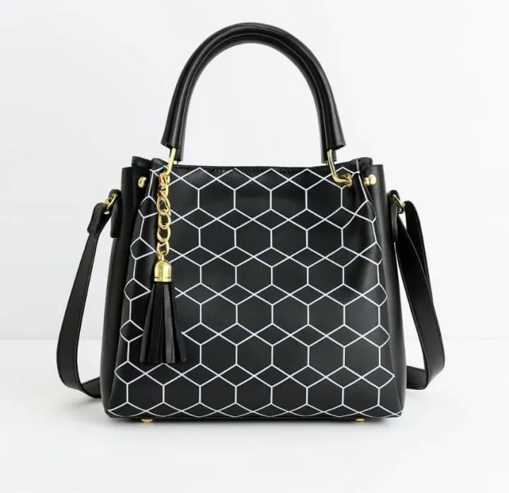 Geometric Tote Handbag