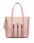Women’s Blush Pink Panel Tote Bag