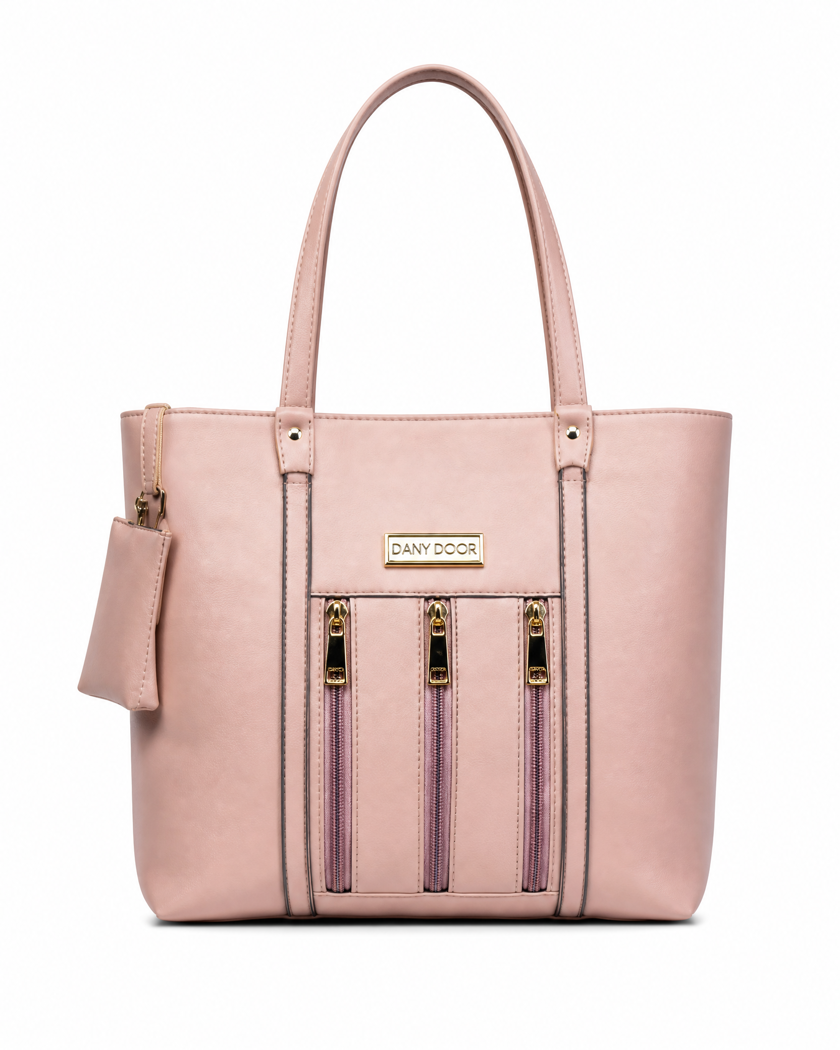 Women’s Blush Pink Panel Tote Bag