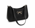 Black Bow Baguette Bag